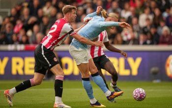 Berkat Dorongan Anak dan Lawan, Erling Haaland Bungkam Brentford dan Bawa City Menang