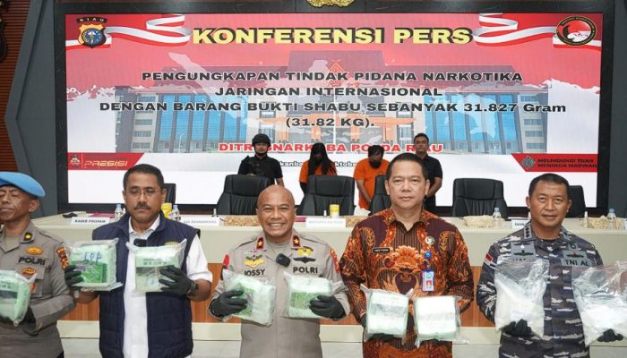 Gagal Selundupkan 31 Kg Sabu di Dumai, Dua Kurir Nyaris Kabur