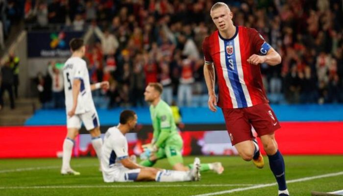 Haaland Hattrick, Norwegia Bungkam Israel 5-0 di Kualifikasi Piala Dunia