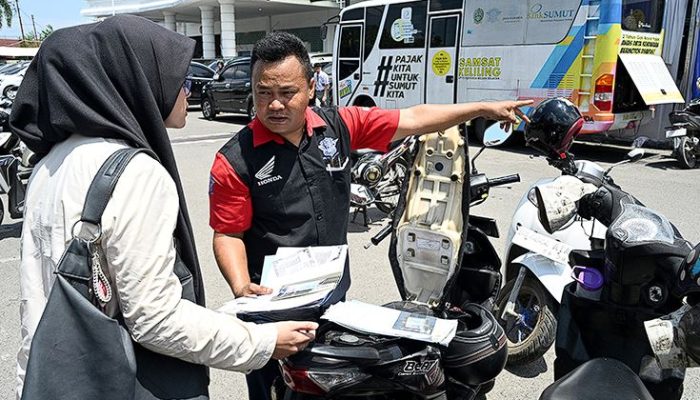 Pendapatan Pajak Sumut Melonjak, Program Pemutihan 2025 Bikin Warga Berbondong Bayar PKB