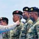 Prabowo Anugerahkan Pangkat Kehormatan ke 11 Purnawirawan TNI di KRI dr. Radjiman Wedyodiningrat