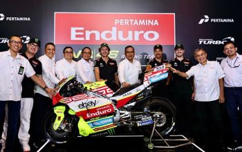 Valentino Rossi Bikin Kejutan di Jakarta, VR46 Tampilkan Livery Indonesia Jelang MotoGP Mandalika 2025