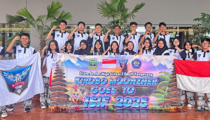 Borong 4 Emas! KIRobo Moonzher SMAN 2 Tangsel Kejutkan Dunia di ISIF 2025 Bali
