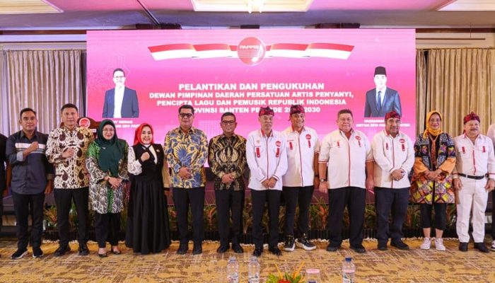 DPD PAPPRI Provinsi Banten Dikukuhkan, Andra Soni: Musik Banten Bangkit, Dorong PAPPRI Perkuat Ekonomi Kreatif
