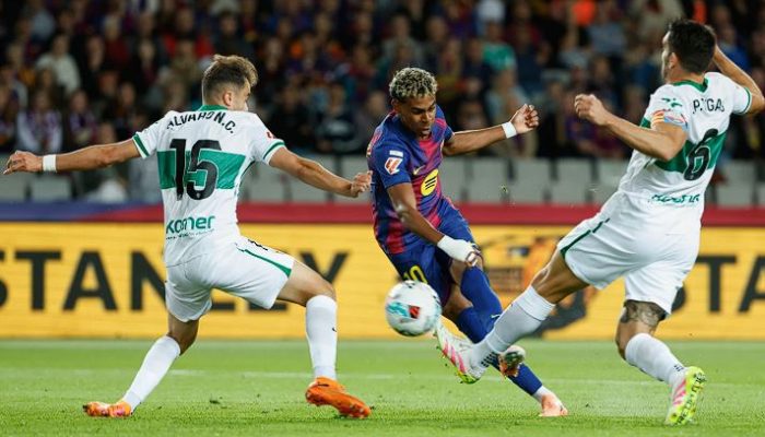 Lamine Yamal Bersinar! Barcelona Bangkit Usai El Clasico, Bungkam Elche 3-1