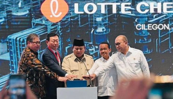 Prabowo Resmikan Pabrik Petrokimia Raksasa Lotte di Cilegon: Investasi Rp62 Triliun Dongkrak Hilirisasi Nasional