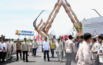 Presiden Prabowo Resmikan 5 Proyek Infrastruktur Senilai Rp 1,97 Triliun, Jembatan Kabanaran Jadi Sorotan 1