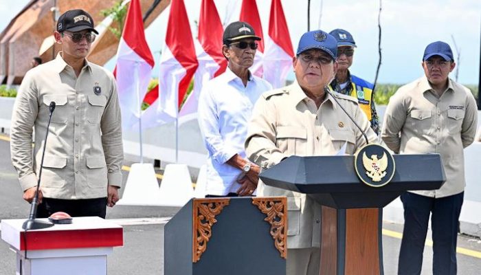 Presiden Prabowo Resmikan 5 Proyek Infrastruktur Senilai Rp 1,97 Triliun, Jembatan Kabanaran Jadi Sorotan