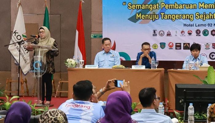 Resmi Pimpin KORMI Tangerang, Intan Nurul Hikmah Janjikan Festival Olahraga Spektakuler