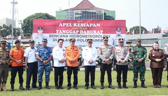 Sumsel Siaga Bencana: Sekda Edward Candra Pimpin Apel Kesiapan Hidrometeorologi