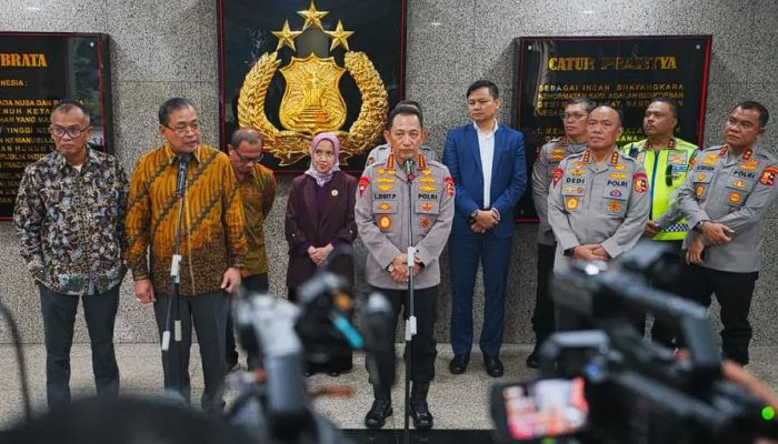 Kapolri Listyo Sigit Terima Audiensi KIP, Tegaskan Komitmen Polri pada Keterbukaan Informasi Publik