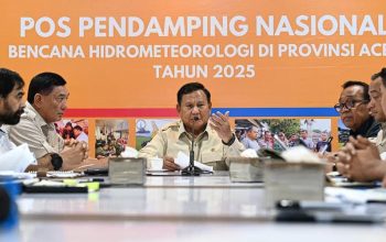 Prabowo Pimpin Rapat Terbatas, Instruksi Cepat Tangani Aceh–Sumut–Sumbar Usai Bencana Besar