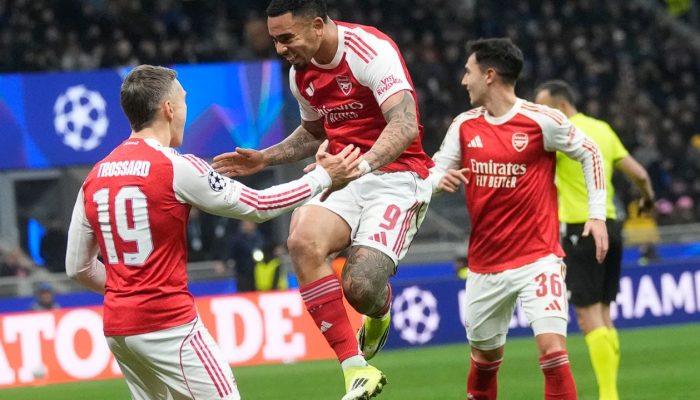 Inter vs Arsenal: Gabriel Jesus Bangkit dari Cedera ACL, Dua Gol di San Siro Bikin Liga Champions Memanas