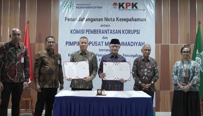 KPK–Muhammadiyah Perkuat Pendidikan Antikorupsi Lewat MoU Pencegahan Korupsi