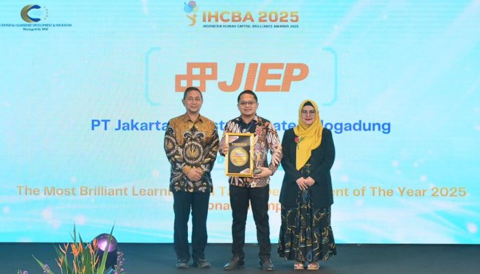 PT JIEP Borong Dua Penghargaan IHCBA 2025 Berkat Transformasi SDM Unggul