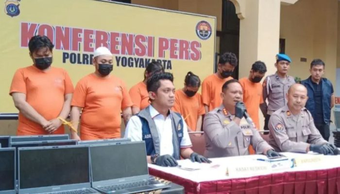 Polresta Yogyakarta Bongkar Sindikat Love Scamming Internasional di Sleman