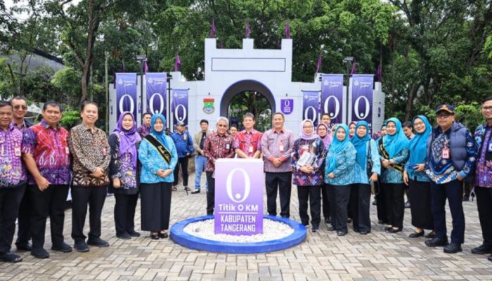 Tugu Titik Nol Kabupaten Tangerang Diresmikan sebagai Zona Literasi Digital