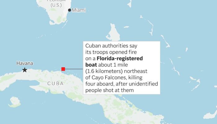 Baku Tembak di Laut Karibia! 4 Tewas, Diduga Sebuah Kapal Dari Florida Melepaskan Tembakan Ke Arah Tentara Kuba