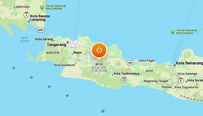 Gempa Bandung Hari Ini Bikin Warga Kaget, Pusat Gempa 20 Km Timur Cimahi
