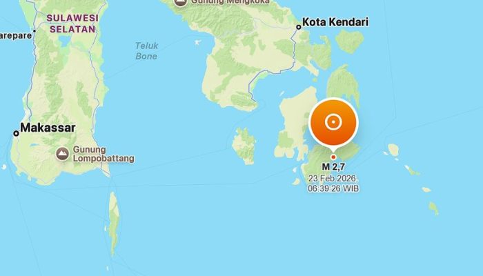Gempa Dangkal M 2,7 Guncang Buton Pagi Ini, BMKG Ingatkan Potensi Susulan