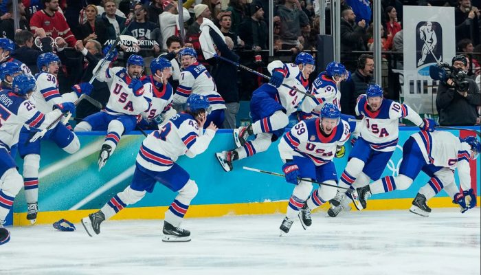 Gol 1:41 Jack Hughes Bungkam Kanada, AS Rebut Emas Setelah 46 Tahun Tutup Olimpiade Musim Dingin 2026 Milan Cortina