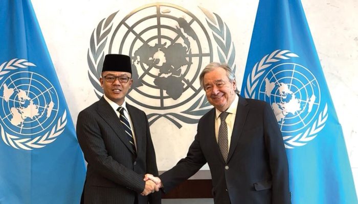 Menlu Sugiono Temui Sekjen PBB di New York, Tegaskan Sikap Keras Indonesia soal Palestina dan Solusi Dua Negara