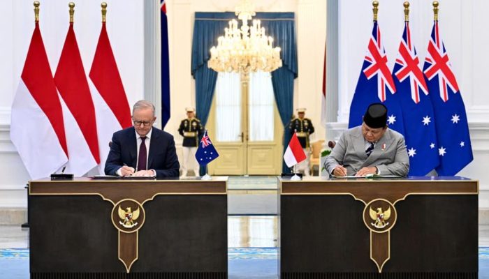 Prabowo–Albanese Teken Traktat Keamanan Bersama RI–Australia