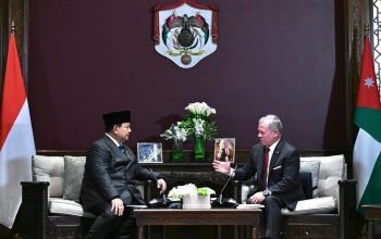 Prabowo–Raja Abdullah II Bahas Perdamaian Gaza dan Two State Solution di Amman