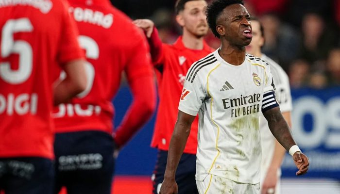 Real Madrid Tumbang di Kandang Osasuna! Gol Vinicius Tak Cukup, Barcelona Siap Kudeta Puncak