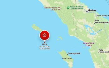 Gempa Bumi Terkini M5,6 Guncang Tenggara Sinabang Aceh