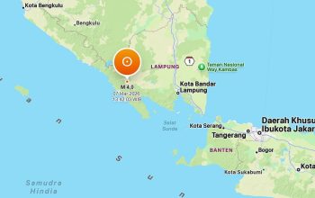 Gempa Bumi Terkini Magnitudo 4,0 Guncang Lampung Barat, Pusat Gempa di Darat Kedalaman 2 Km