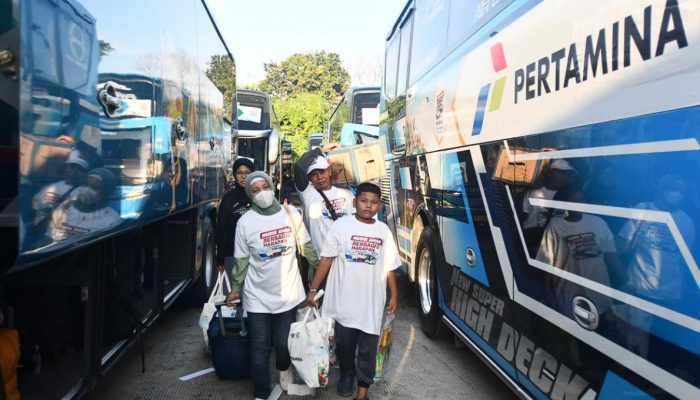 Ribuan Pemudik Diberangkatkan Gratis! Ini Cara PT Pertamina (Persero) Tekan Macet dan Hemat Energi Saat Lebaran 2026