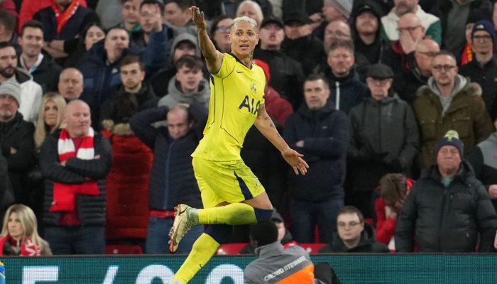 Richarlison Bungkam Anfield di Menit 90! Tottenham Hentikan Mimpi Liverpool Tembus 4 Besar