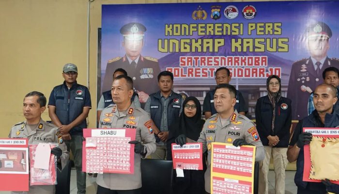 19 Kasus Narkoba Terbongkar di Sidoarjo! 25 Tersangka Ditangkap, Polisi Bongkar Modus Ranjau hingga COD