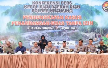 29 Kasus Tambang Emas Ilegal Digulung di Kuansing, 1.167 Rakit Dimusnahkan, Ini Dampaknya ke Sungai Kuantan