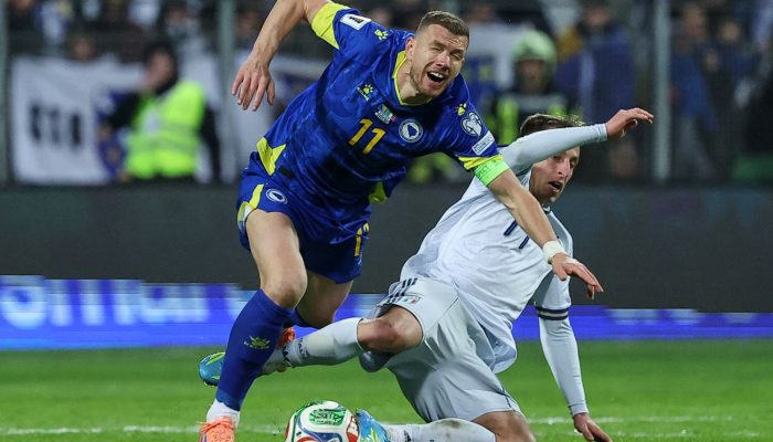 Edin Džeko Berdarah-Darah, Bosnia Singkirkan Italia! Drama Penalti Antar Mereka ke Piala Dunia 2026
