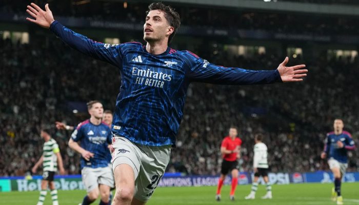 Gol Dramatis Kai Havertz di Injury Time! Arsenal Bungkam Sporting CP dan Buka Jalan ke Semifinal Liga Champions