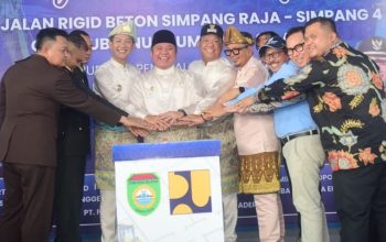 Gubernur Herman Deru Resmikan Perbaikan Jalan Kunci di PALI, Target Jadi Segitiga Emas Sumsel