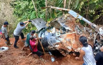 Helikopter PK-CFX Jatuh di Sekadau, KNKT Turun Tangan! Ini Temuan Penting dari Olah TKP