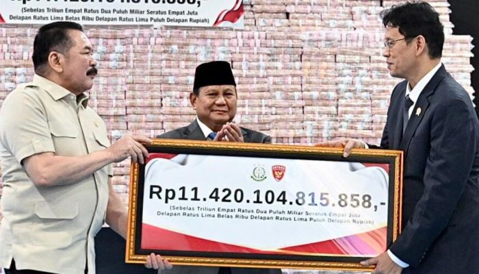 Rp11,4 Triliun Diselamatkan! Presiden Prabowo Saksikan Penyerahan Denda Administratif dan Penyelamatan Keuangan Negara
