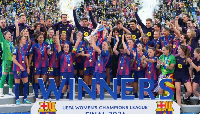 Barcelona Juara Liga Champions Wanita 2026 Usai Bantai Lyon 4-0