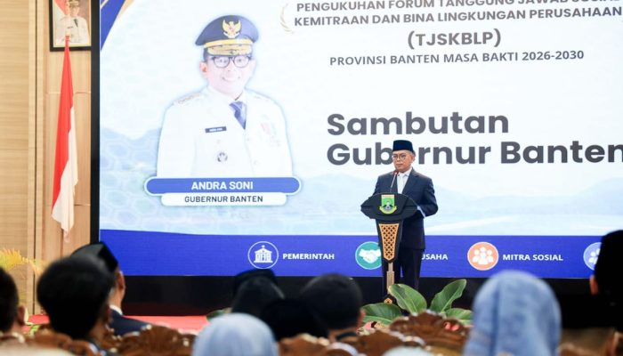 Forum CSR Banten Diresmikan, Pemprov Dorong Sinergi Dunia Usaha untuk Program Sosial Berkelanjutan