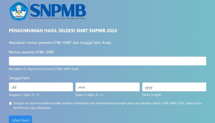 Hasil UTBK SNBT 2026 Sudah Bisa Diakses, Ini Panduan Lengkap Cek Kelulusan