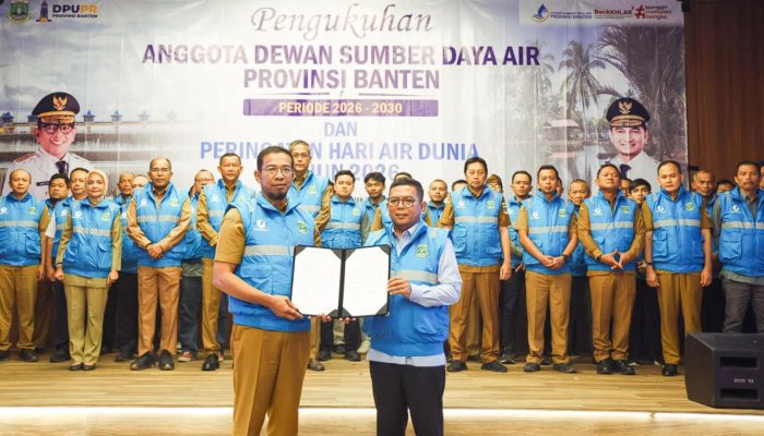 Andra Soni Resmi Pimpin Dewan SDA Banten 2026-2030, Fokus Benahi Tata Kelola Air
