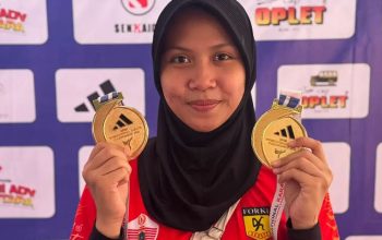 Bripda Salma Aulia Borong 2 Medali Emas di Karate Open Internasional 2026
