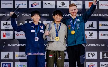 Putra Tri Ramadani Cetak Sejarah, Raih Emas Lead World Climbing Series Praha 2026
