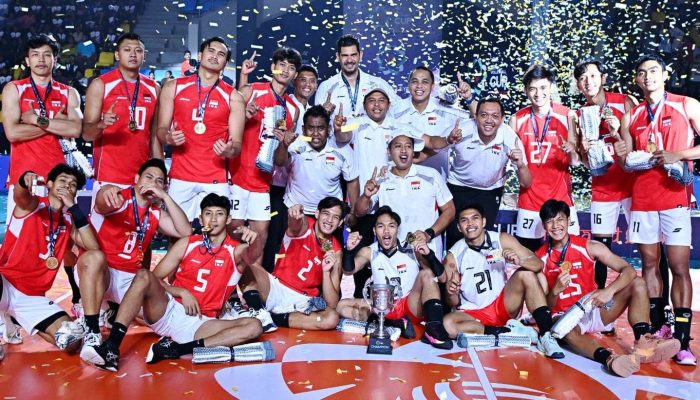 Timnas Voli Indonesia Juara AVC Men’s Volleyball Cup 2026, Bungkam Korea Selatan 3-0