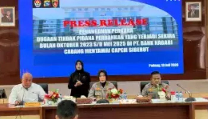 Kasus KUR Bank Nagari Terungkap, Polda Sumbar Tetapkan 3 Tersangka dan Libatkan 125 Debitur