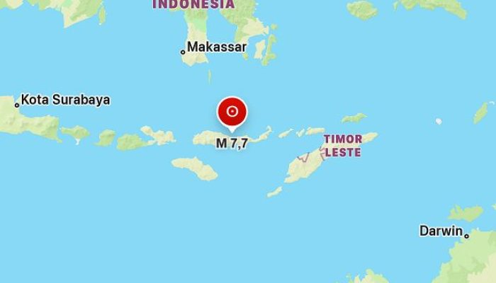Gempa M7,7 Guncang Nagekeo NTT, BMKG Nyatakan Peringatan Tsunami Berakhir