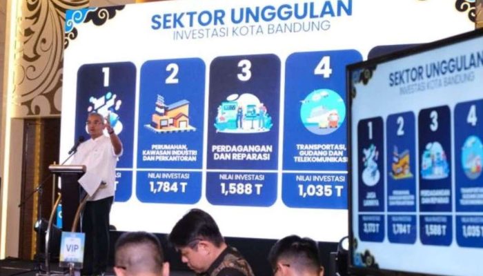 Investasi Kota Bandung Rp6,4 Triliun, Ini Strategi Pemkot Kejar Target Rp12 Triliun
